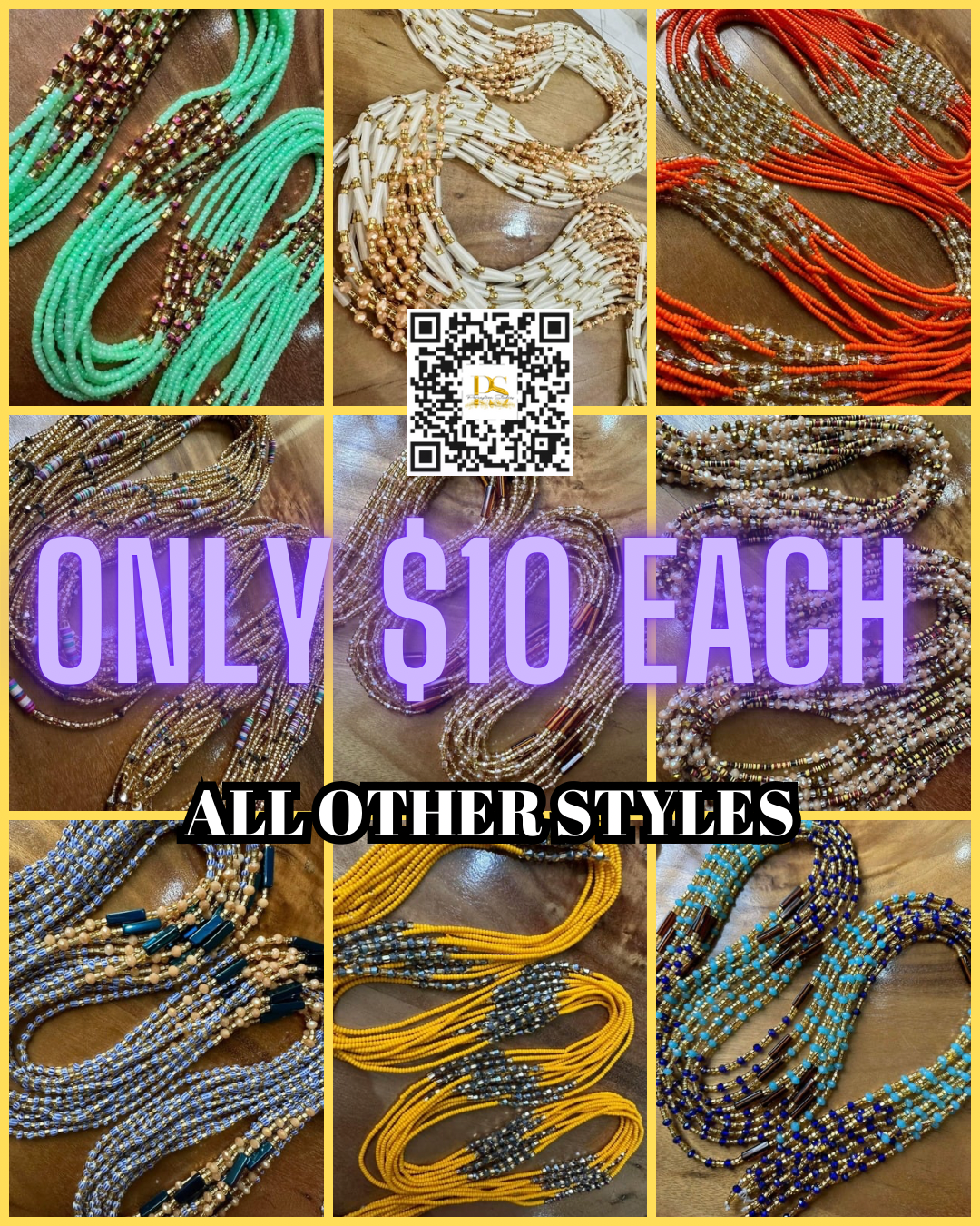 $10 Waistbeads!